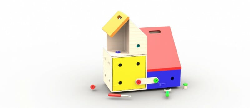 3073 - Tool House - Organizador de Brinquedos